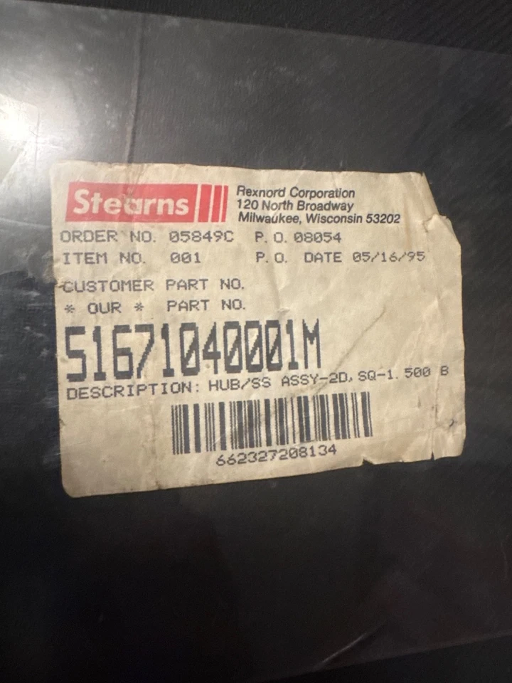 Conjunto HUB/SS SS Stearns 51671040001M - 2DSQ - 1.500 B 8020813 Foto 4 de 4