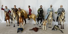 Hartland Breyer Plastic Figures Horses Saddles Lot 50s 60s READ SEE ALL PICS