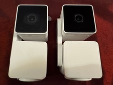  Read 2x Wyze Cam Pan v3 Indoor/Outdoor Wifi Pan/Tilt/Zoom Cameras Only 