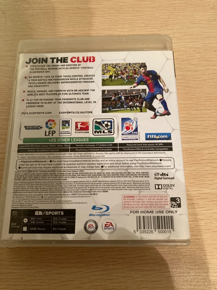 PS3 FIFA 13 by EA SPORTS (SONY PlayStation 3 PS3, 2012)EX English version Z-17 - Image 2 of 3