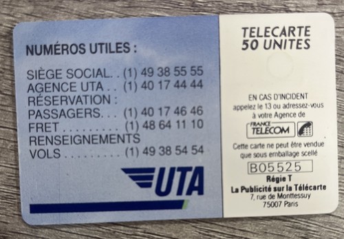 TELECARTE PRIVÉ D361 UTA Vide - Photo 2/2