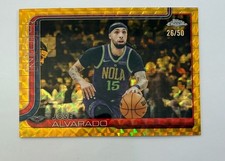 2025-26 Topps Chrome Basketball Jose Alvarado Gold Refractor 26/50