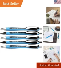 Eco-Friendly Slider Rave XB Extra Broad Ballpoint Pen, 1.4mm, Soft Grip, 5-Pack