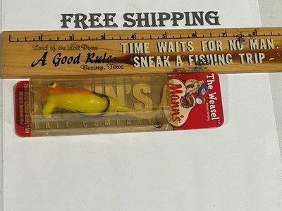 Mann's The Weasel HOLLOW BODY HARD TO FIND DISCONTINUED FISHING LURE TACKLE
