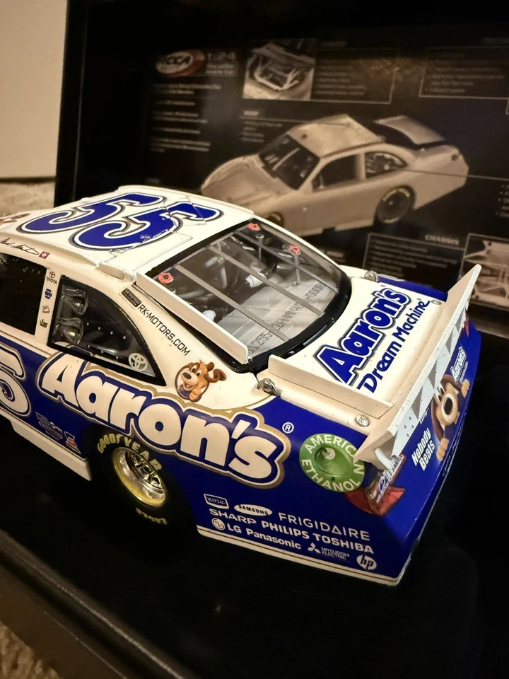 ¡Raro! Autografiado Mark Martin #55 Aaron's 2012 Camry 1 de 120 RCCA Elite NASCAR Foto 3 de 4