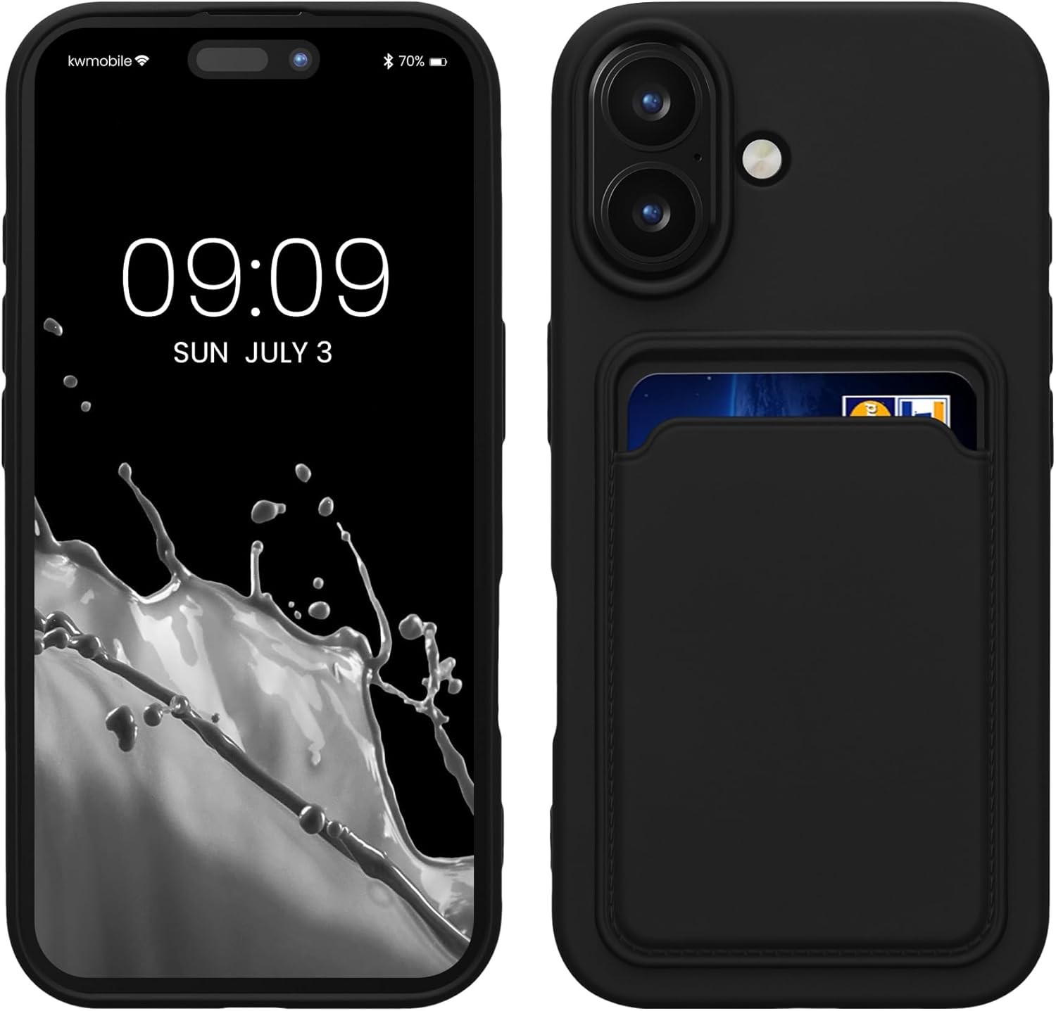 Case for Apple iPhone 16 with Credit Card Holder Slot on Back
