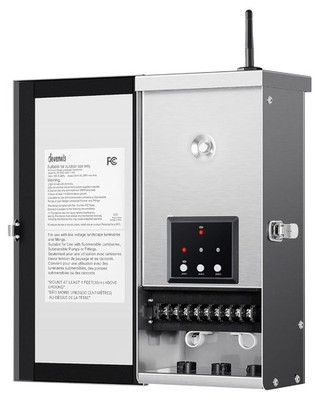 DEWENWILS 300W Wi-Fi Low Voltage Landscape Transformer with 3 Zones, 2.4Ghz Smar