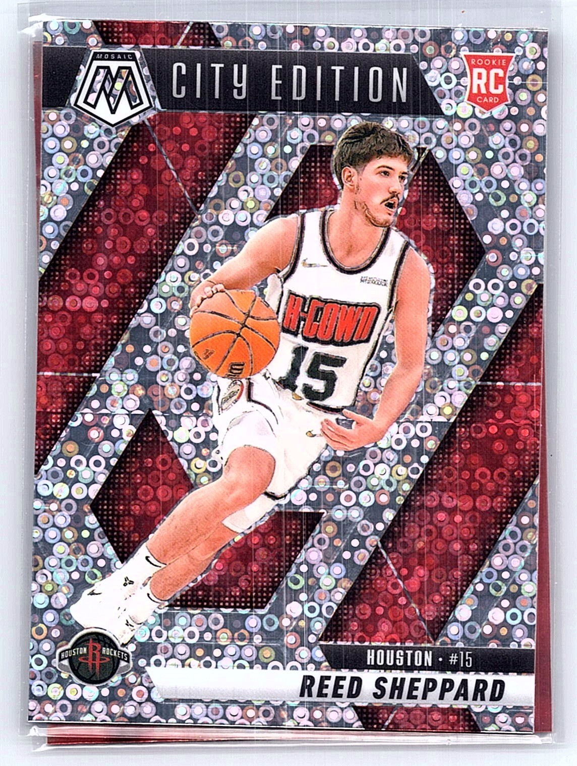 2024-25 Mosaic Reed Sheppard RC Fast Break Silver City Edition #276