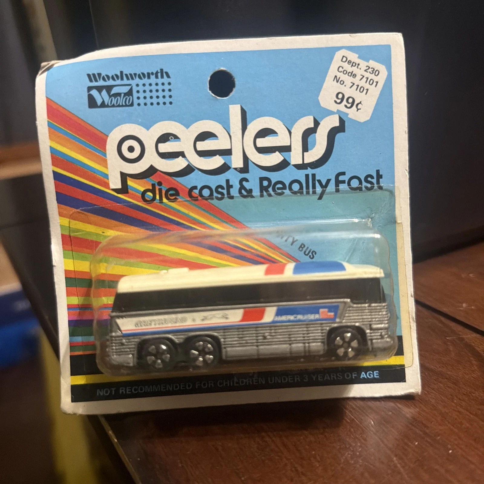 RARE VINTAGE NEW 7101 1/156 WOOLCO WOOLWORTH PEELERS DIECAST MODEL HONG KONG