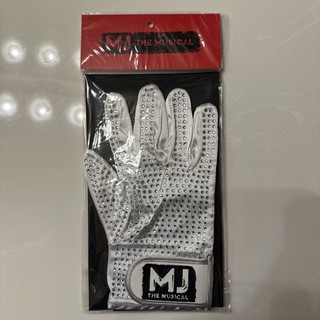 Michael Jackson White Glove With Rhinestones From MJ The Musical OS