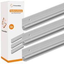 3x Kederschiene Alu 100x2,7cm Ø7–9mm Kederleiste Wohnwagen Vorzelt Markise