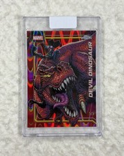 2026 Topps Chrome Marvel #110 Devil Dinosaur Red Raywave Refractor SP 5/5