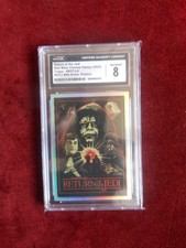 Star Wars: Topps Chrome Galaxy 2023 ROTJ-4 40th Anniversary Posters CGC 8