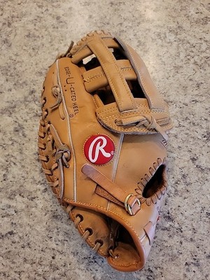 RAWLINGS Mark McGwire RFM9 First Basemen Baseball Glove Fastback Model LHT READ 
