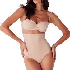 High Waist Shaping Girdle Eterea Striped Tulle Cotonella ADB22