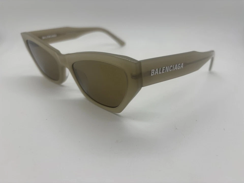 NEW BALENCIAGA BB447S 004 Beige Sunglasses 56-20-145mm NO CASE - Image 3 of 4