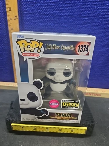 Funko Pop! Jujutsu Kaisen Panda Flocked #1374 Entertainment Earth + Protector