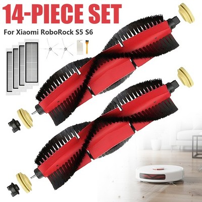 DE Rollenbürsten Seitenbürsten Für Xiaomi Roborock S6 S5 MAX Staubsaugerzubehör