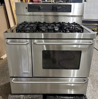 Kenmore Elite 40  Dual Fuel Range Elec Double Oven 5-Burner Gas Top Convection