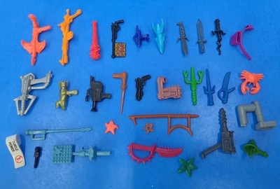 Vintage Playmates Teenage Mutant Ninja Turtles Weapons and Accessories Lot #1