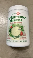 Performance Greens Smoothie Powder Drink Mix Energy Detox 9.9 oz Nutrition Works