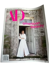 Architectural Digest July Issue Vintage Magazine Outdoor Living Interior Design