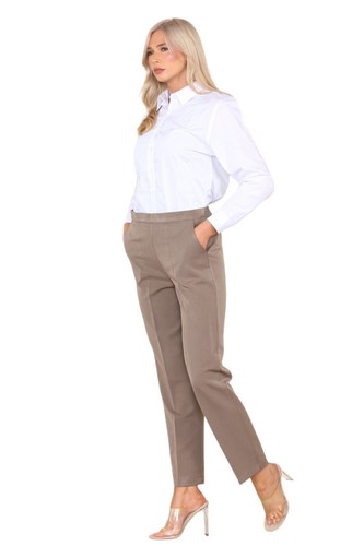 Damen halb elastische Bi-Stretch-Hose Premium Qualität Hose UK - Bild 35 von 39