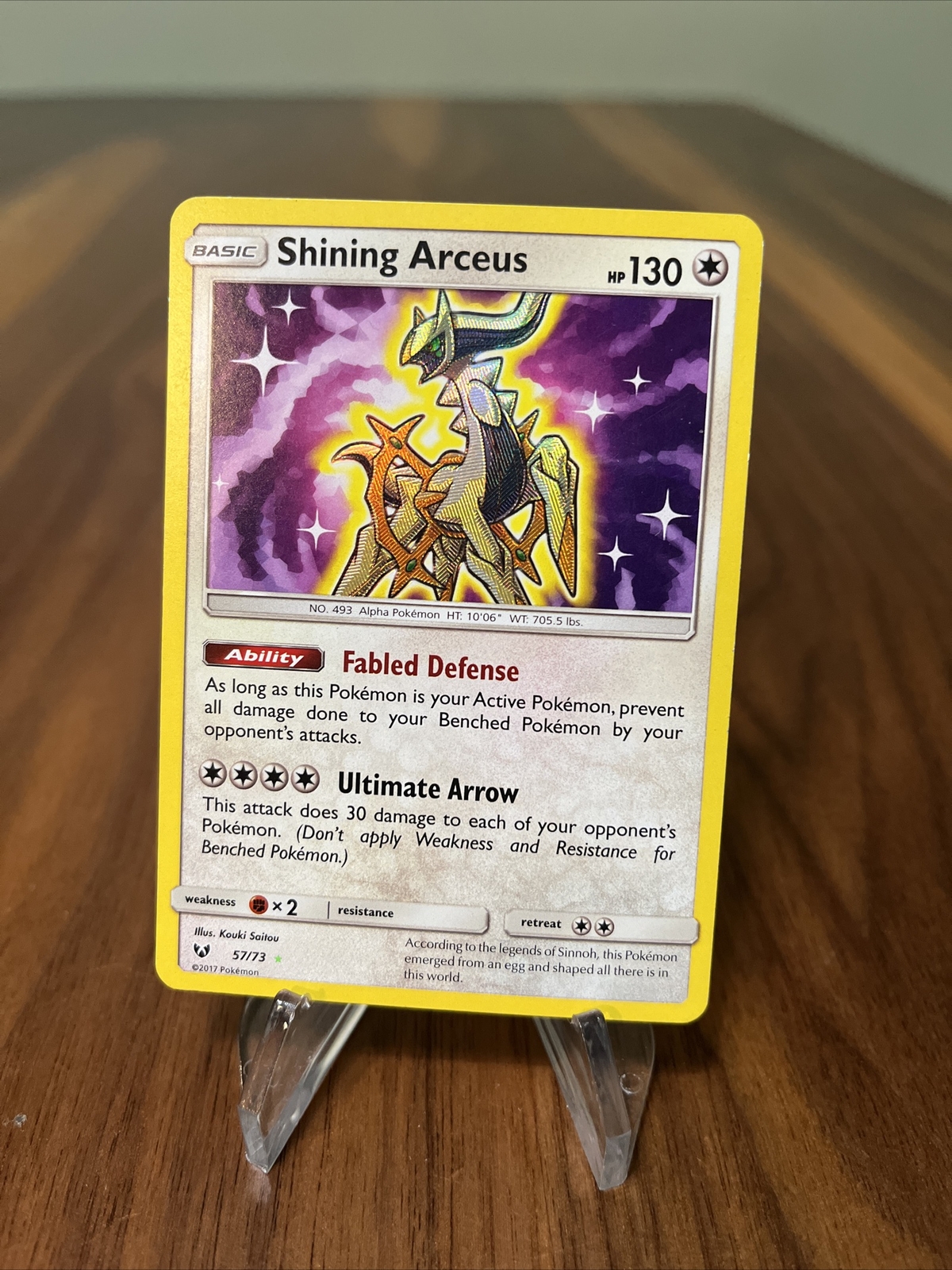 Pokémon TCG Shining Arceus Shining Legends 57/73 Holo Shiny Holo Rare