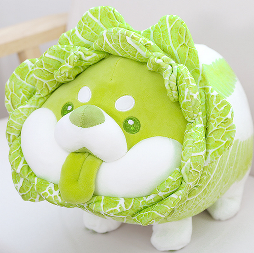 cabbage dog plush