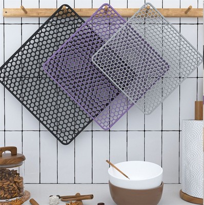 Mehrzweck 30CM Silikon Spüle Matte für Geschirr und Geschirr Schutz