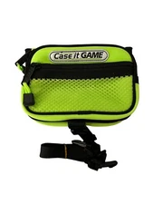 Case It Game Carrying Case Travel Bag for Gameboy Gadgets Chargers Neon Green