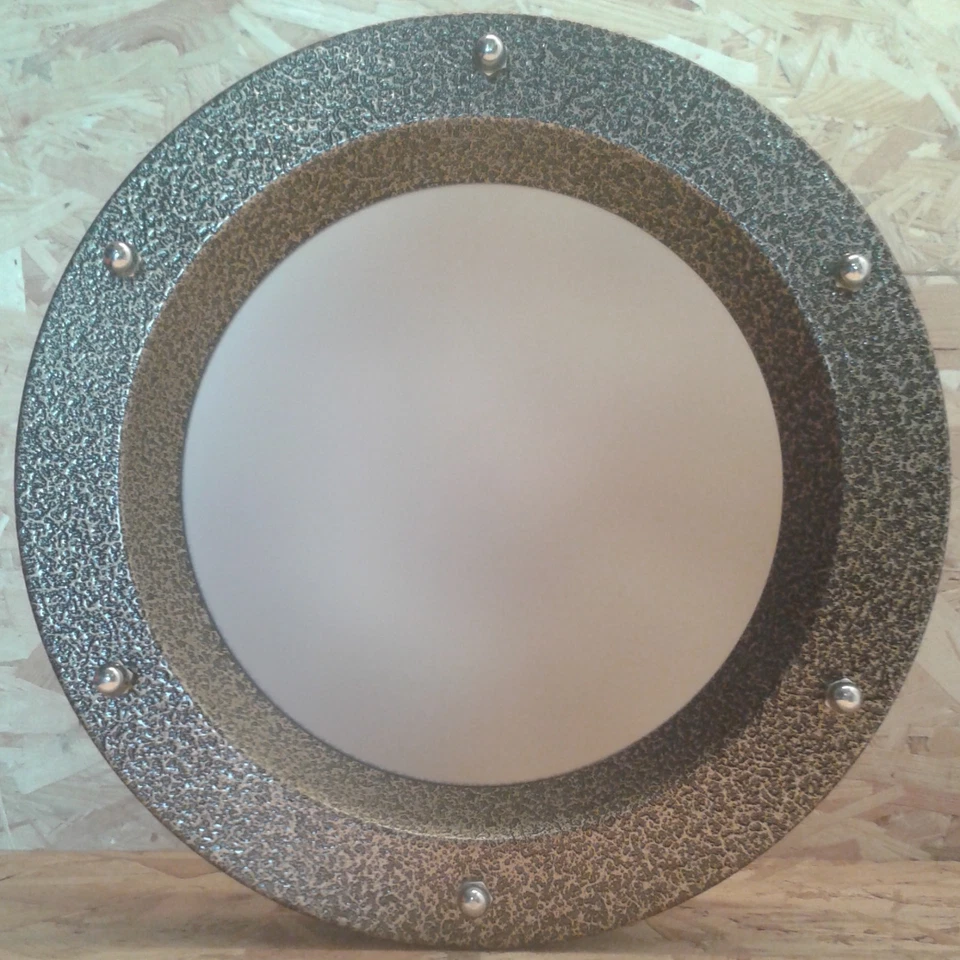 OJO DE BUEY PARA PUERTA phi 350 mm "Oro Viejo" Foto 4 de 4