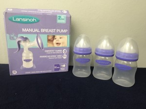 lansinoh breast pump bottles