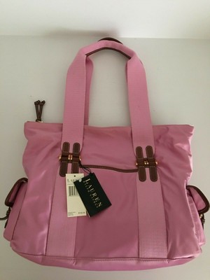 pink ralph lauren purse