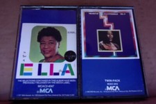 2 EX DOUBLE LP Soul Jazz vocal CASSETTE TAPE The Best of Ella Fitzgerald Vol 1 2