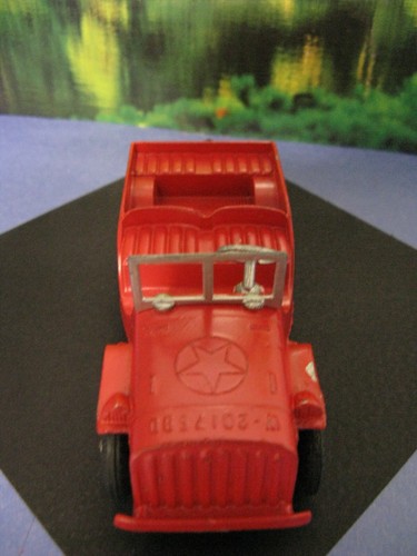 Ottima Jeep Tootsietoy anni 50 Esercito Rosso W-2017590 su cappuccio - Foto 7 di 9