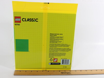 Lego Classic 10x10” Green Baseplate Unopened Piece 10700