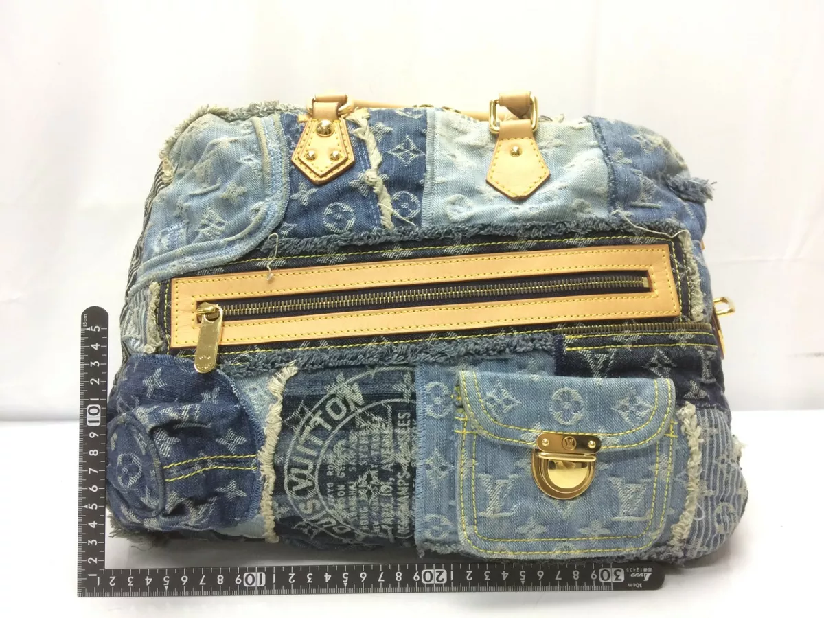 Louis Vuitton Bag Authentic Louis Vuitton Denim Patchwork 