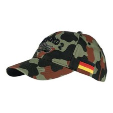 WW2 Themed German Army Leopard 2 Tank Baseball Cap- Camouflage-100% Cotton- New