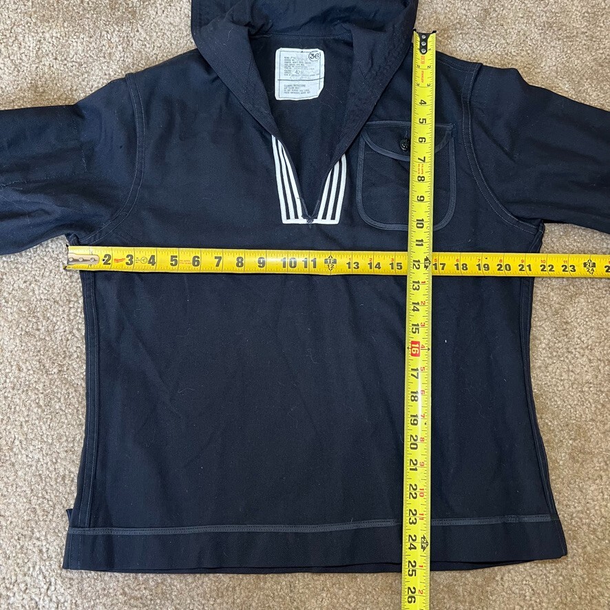 USN Men's Winter Dress Blue Uniform Jumper Top 42R With Patches GUC 海外 ...