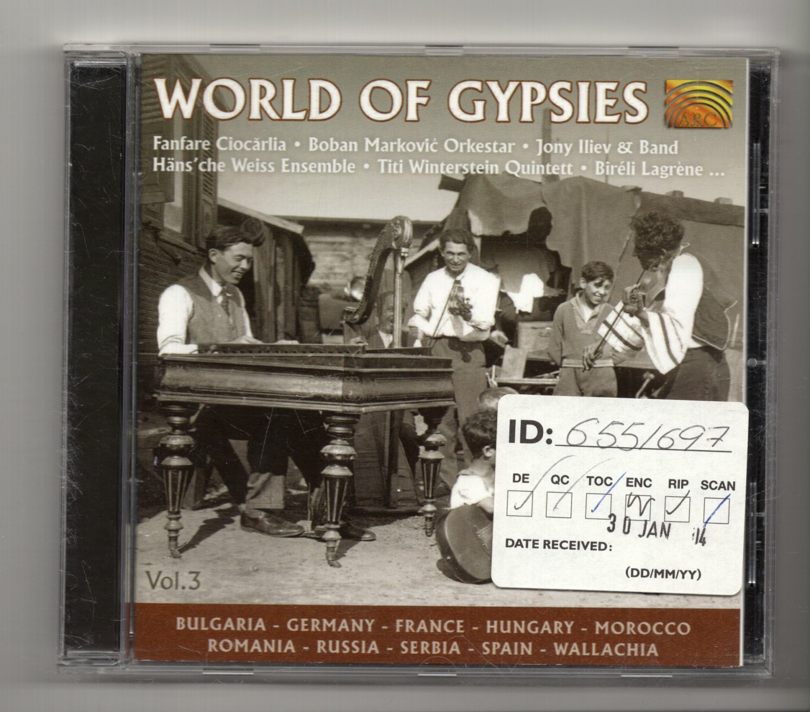 (KA257) World Of Gypsies Vol 3, 11 tracks various artists - 2003 CD