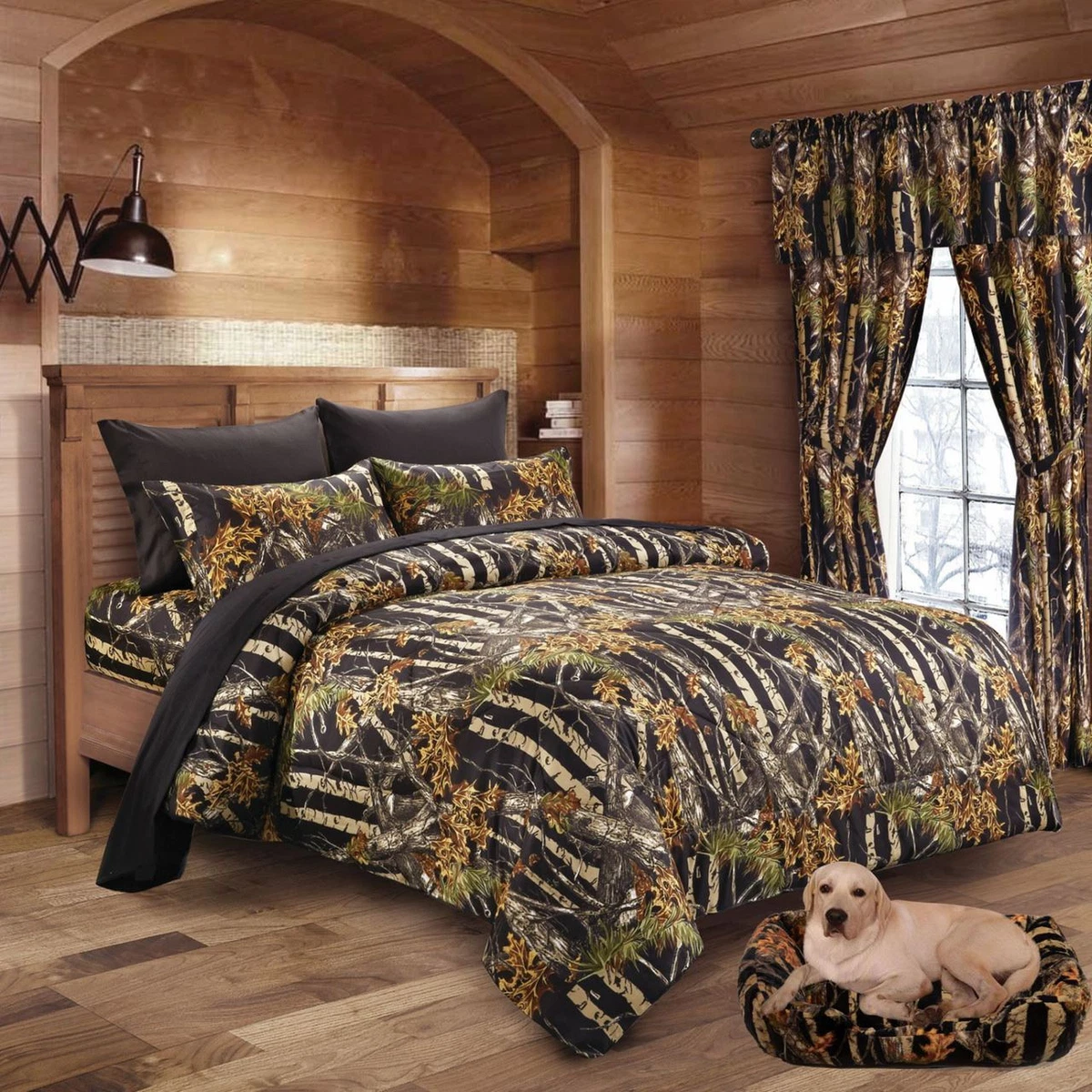 Camo queen bedding set deals