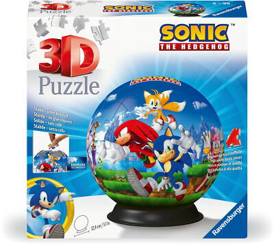 72 Teile Ravensburger 3D Puzzle Ball Sonic the Hedgehog 11592