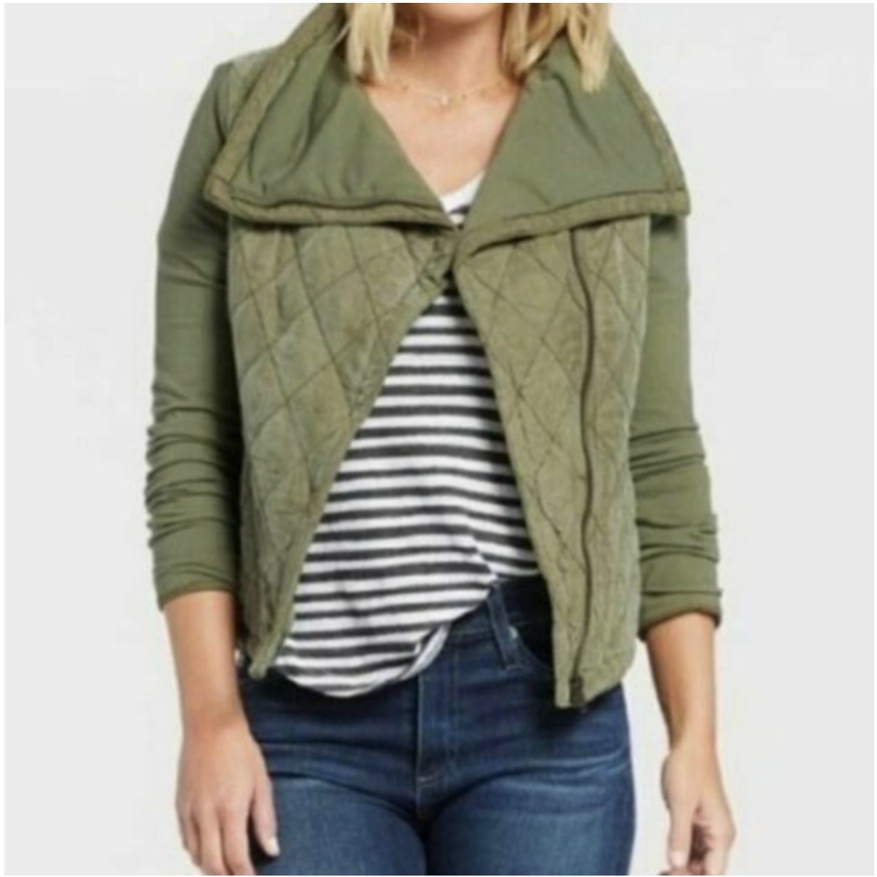 Anthropologie Marrakech Quilted Phoebe Jacket Gem