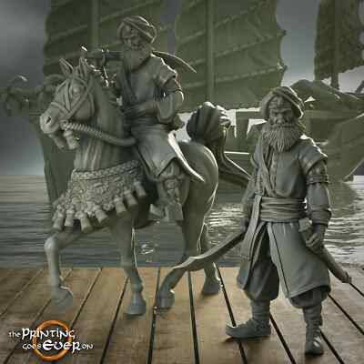 Umbar Corsair King  - Foot & Mounted- 28mm, Mordor, MESBG, LoTR etc