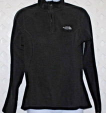 THE NORTH FACE Women's Girls XS Fleece Classic 1/4 Zipper Pullover Black