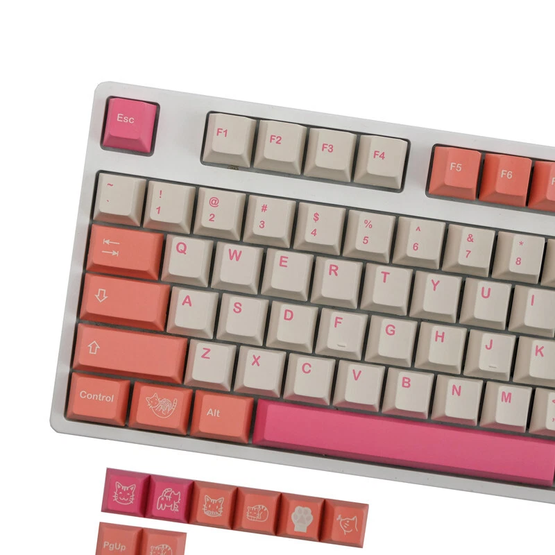 Orange Boi Keycap PBT Cherry Profile 140key/Set fox MX Keyboard GMK Copy Ver. - Image 3 of 4