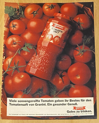 # Ad/Advertisement A5: Granini Tomato Juice 1981 (WA287)