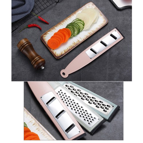3 Pcs Küchenreibe Aus Stahl Käseschneidemaschine Gemüsereibe Handlich