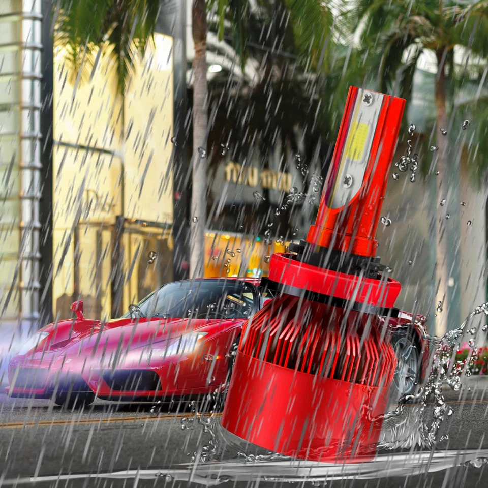 Kit faros antiniebla LED 160W 12800lm para Honda Civic by Xentec 1990-2017  Foto 3 de 4